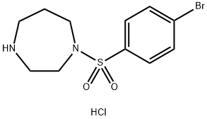 1-((4-Bromophenyl)sulfonyl)-1,4-diazepane hydrochloride Structure