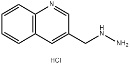 3-(hydrazinylmethyl)quinoline dihydrochloride Structure