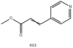 methyl 3-(pyridin-4-yl)prop-2-enoate hydrochloride Structure