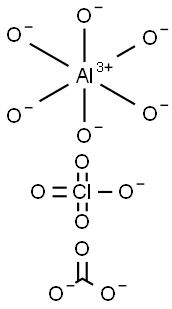 Aluminate (Al(OH)63-), (OC-6-11)-, magnesium carbonate perchlorate (5:10:1:3) Structure