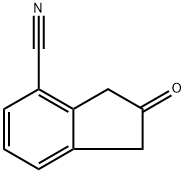 2-Oxo-2,3-dihydro-1H-indene-4-carbonitrile Structure