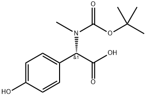 (S)-2-((tert-butoxycarbonyl)(methyl)amino)-2-(4-hydroxyphenyl)acetic acid(WXC01592) Structure