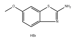 2-Benzothiazolamine, 6-methoxy-, hydrobromide (1:1) 구조식 이미지