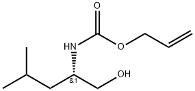 N-Allyloxycarbonyl-L-leucinol Structure