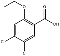 4,5-Dichloro-2-ethoxybenzoic acid Structure