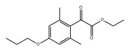 ethyl 2-(2,6-dimethyl-4-propoxyphenyl)-2-oxoacetate Structure