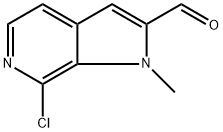 7-Chloro-1-methyl-1H-pyrrolo[2,3-c]pyridine-2-carbaldehyde Structure