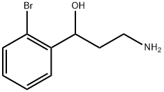 Benzenemethanol, α-(2-aminoethyl)-2-bromo- Structure