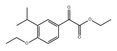 ethyl 2-(4-ethoxy-3-isopropylphenyl)-2-oxoacetate Structure