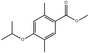 Methyl 4-isopropoxy-2,5-dimethylbenzoate Structure