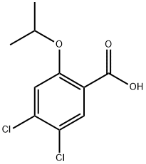 4,5-Dichloro-2-isopropoxybenzoic acid Structure