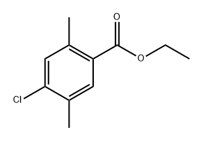 ethyl 4-chloro-2,5-dimethylbenzoate Structure