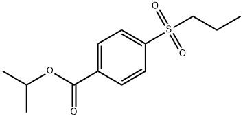 1-Methylethyl 4-(propylsulfonyl)benzoate Structure