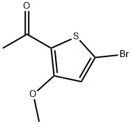 1-(5-Bromo-3-methoxy-2-thienyl)ethanone Structure