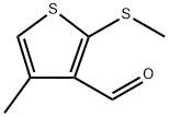 4-Methyl-2-(methylthio)-3-thiophenecarboxaldehyde Structure