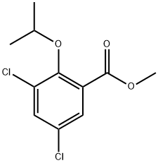 Methyl 3,5-dichloro-2-isopropoxybenzoate Structure