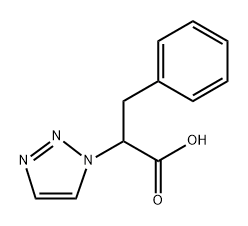 1H-1,2,3-Triazole-1-acetic acid, α-(phenylmethyl)- Structure