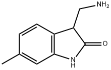 3-(aminomethyl)-6-methyl-2,3-dihydro-1H-indol-2-one Structure
