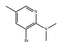 3-Bromo-N,N,5-trimethylpyridin-2-amine Structure