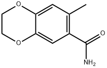 2,3-Dihydro-7-methyl-1,4-benzodioxin-6-carboxamide Structure