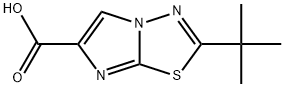 2-(tert-butyl)imidazo[2,1-b][1,3,4]thiadiazole-6-carboxylic acid Structure