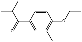 1-(4-Ethoxy-3-methylphenyl)-2-methyl-1-propanone Structure