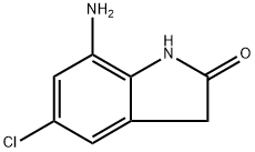 7-Amino-5-chloroindolin-2-one 구조식 이미지