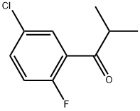 1-(5-Chloro-2-fluorophenyl)-2-methyl-1-propanone Structure