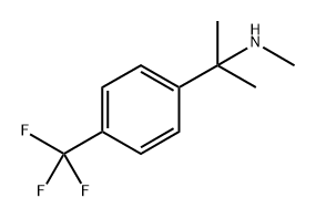 Benzenemethanamine, N,α,α-trimethyl-4-(trifluoromethyl)- Structure