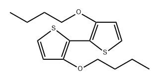 2,2'-Bithiophene, 3,3'-dibutoxy-, homopolymer (9CI) Structure