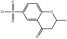 2-methyl-4-oxochromane-6-sulfonylchloride Structure