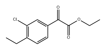 ethyl 2-(3-chloro-4-ethylphenyl)-2-oxoacetate Structure