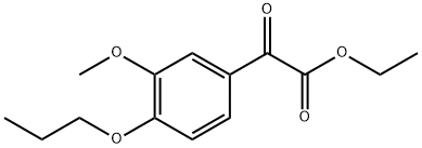 ethyl 2-(3-methoxy-4-propoxyphenyl)-2-oxoacetate Structure