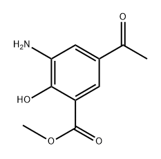 methyl 5-acetyl-3-amino-2-hydroxybenzoate Structure