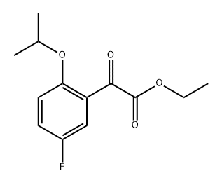 ethyl 2-(5-fluoro-2-isopropoxyphenyl)-2-oxoacetate Structure