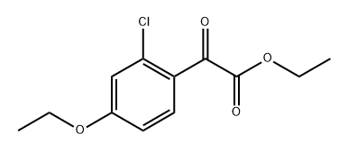 ethyl 2-(2-chloro-4-ethoxyphenyl)-2-oxoacetate Structure