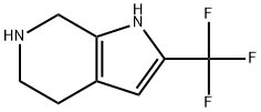 2-(trifluoromethyl)-1H,4H,5H,6H,7H-pyrrolo[2,3-c]pyridine Structure