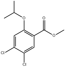 Methyl 4,5-dichloro-2-isopropoxybenzoate Structure