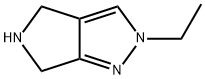 2-ethyl-2,4,5,6-tetrahydropyrrolo[3,4-c]pyrazole 구조식 이미지