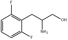 Benzenepropanol, β-amino-2,6-difluoro- Structure