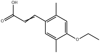 3-(4-Ethoxy-2,5-dimethylphenyl)-2-propenoic acid Structure