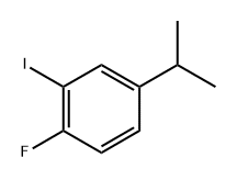 1-Fluoro-2-iodo-4-isopropylbenzene Structure