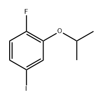 1-Fluoro-4-iodo-2-isopropoxybenzene Structure