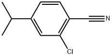 2-Chloro-4-(1-methylethyl)benzonitrile Structure