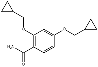 2,4-Bis(cyclopropylmethoxy)benzamide Structure