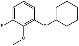 1-(Cyclohexyloxy)-3-fluoro-2-methoxybenzene Structure