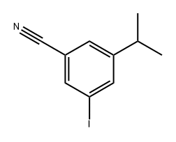 3-Iodo-5-isopropylbenzonitrile Structure