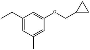 1-(Cyclopropylmethoxy)-3-ethyl-5-methylbenzene Structure