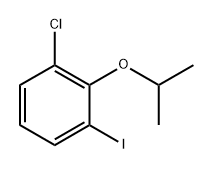 1-Chloro-3-iodo-2-isopropoxybenzene Structure