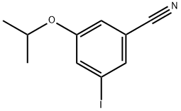 3-iodo-5-isopropoxybenzonitrile Structure